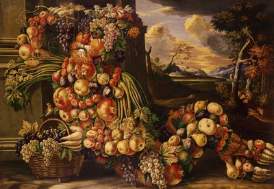 Figura sentada del verano, 1573 de Giuseppe Arcimboldo